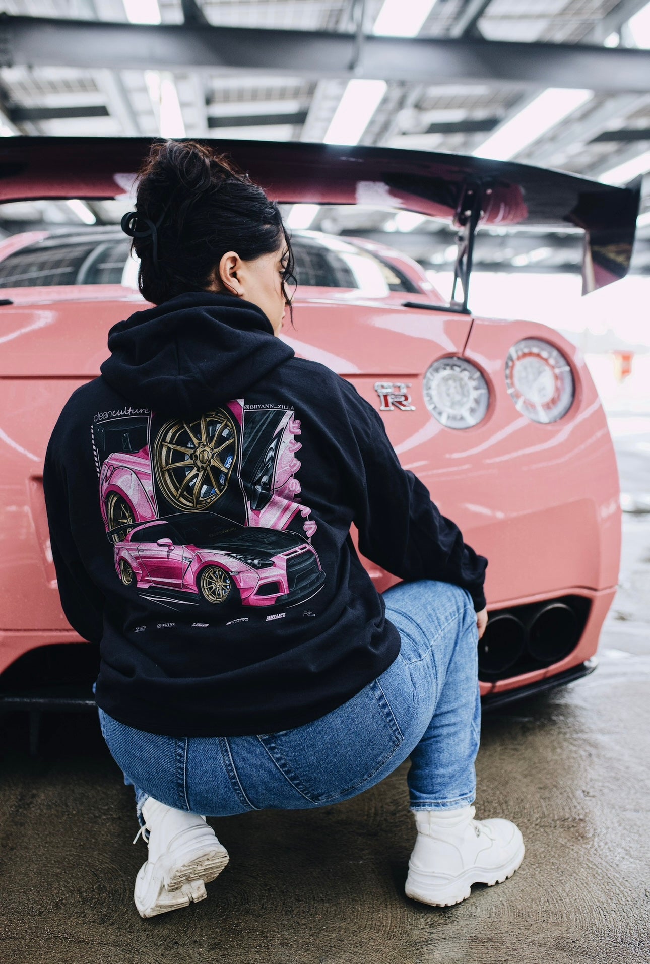 PINK GT-R HOODIE!