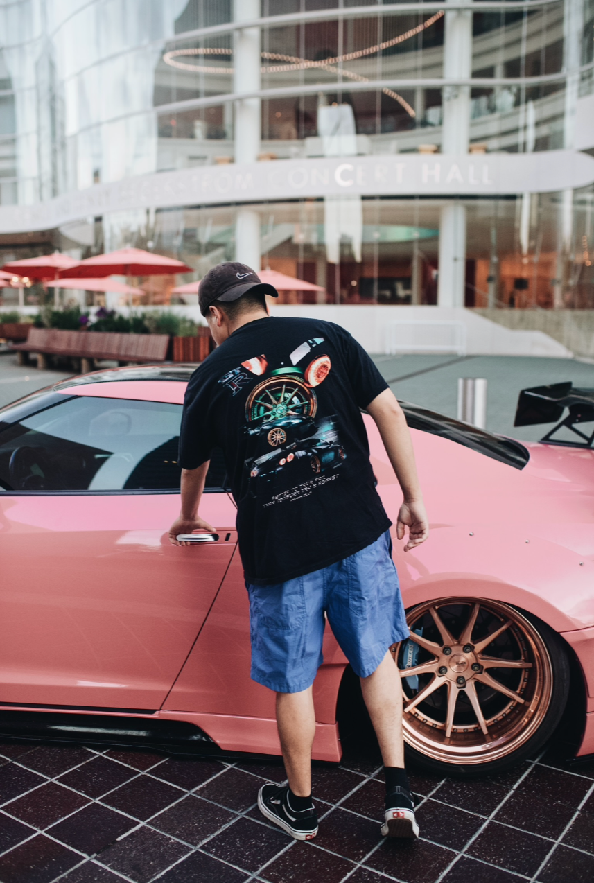 GT-R TEE -BLACK