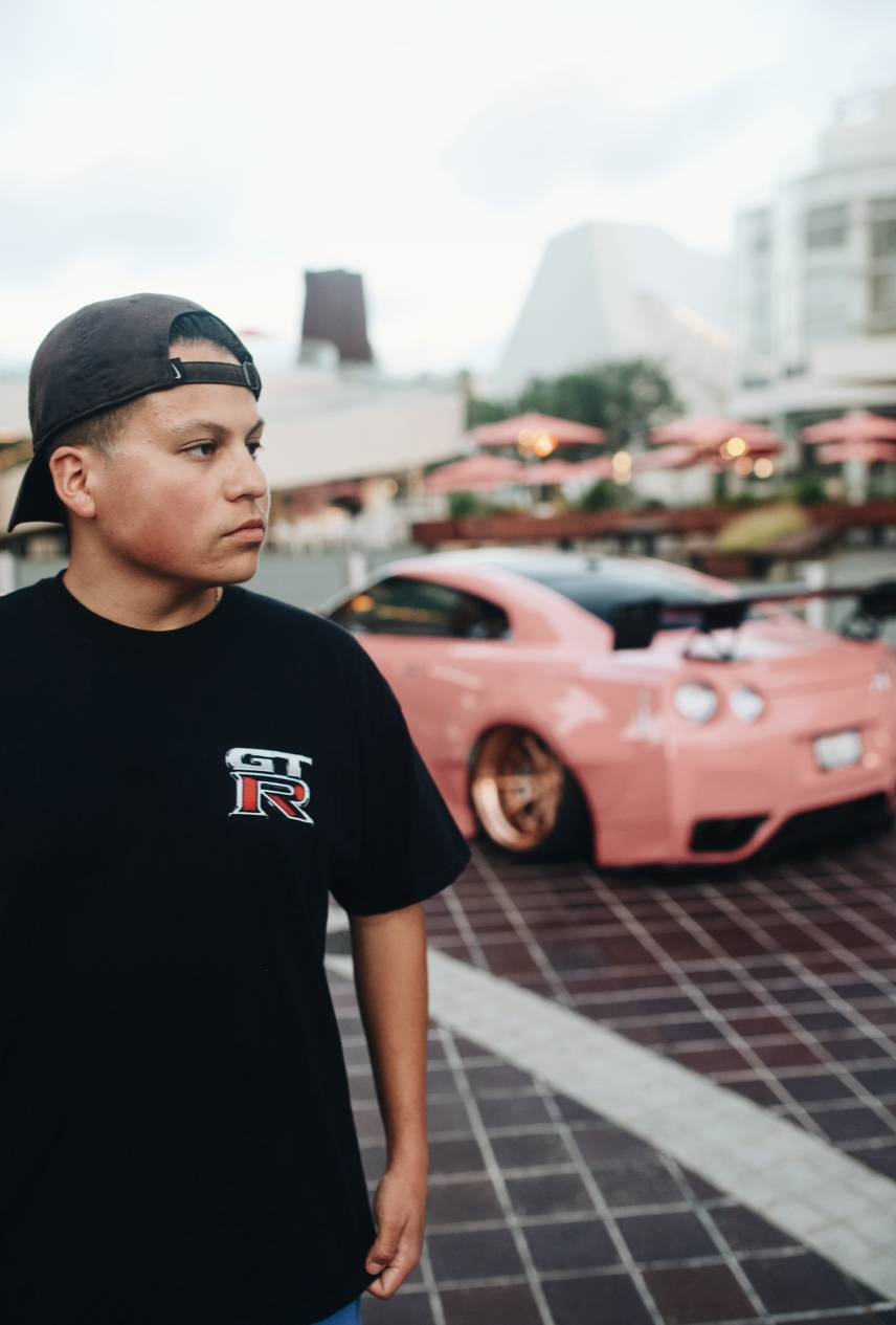 GT-R TEE -BLACK